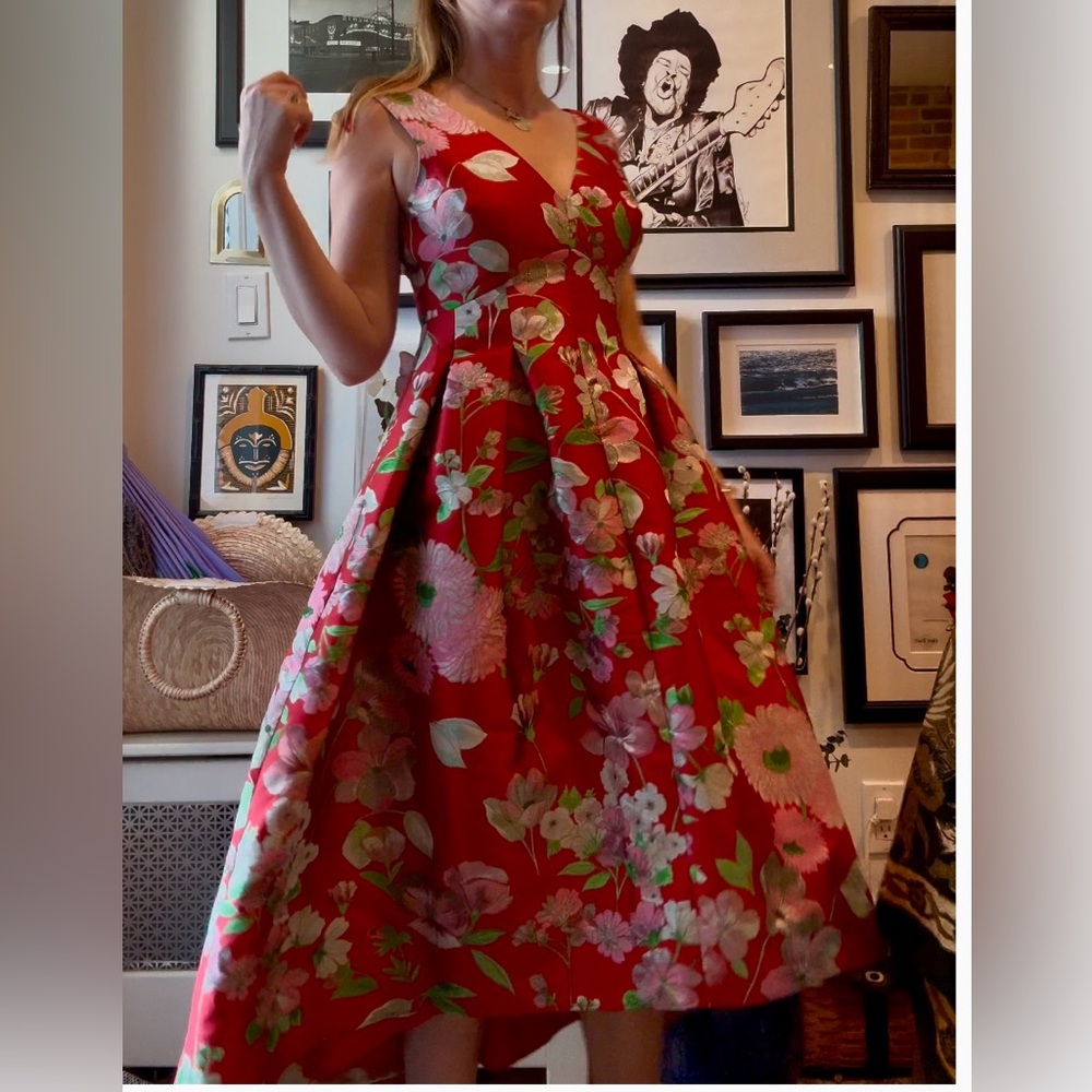 Beautiful red size 2 Eliza J dress